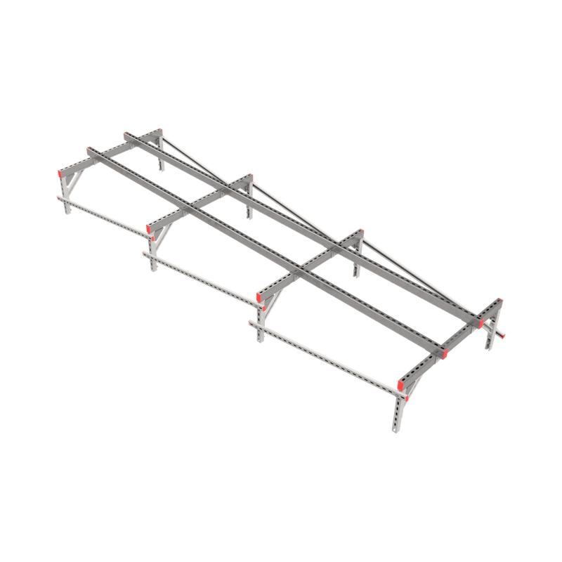 Конструкция опорная для установки оборудования TECHNORAPTOR 1200х4000 тип 1 HD КМ TR0458