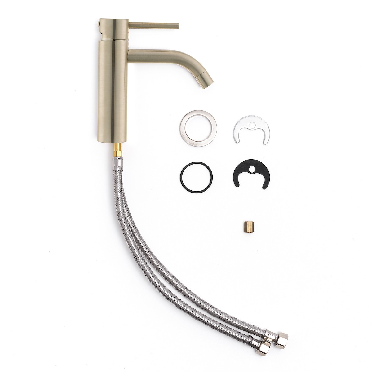 Смеситель для раковины Paffoni LIGHT LIG071ST Сталь