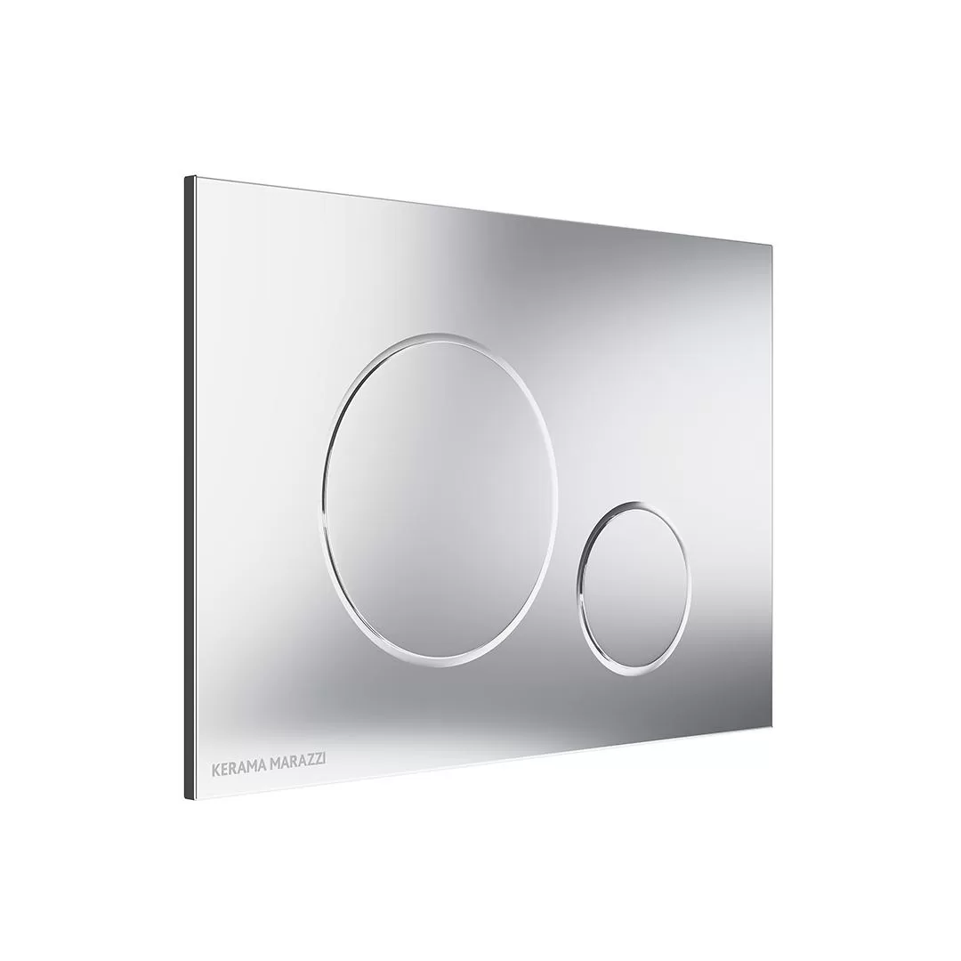 Кнопка управления для скрытых систем инсталляции, xром-глянец (круглая)