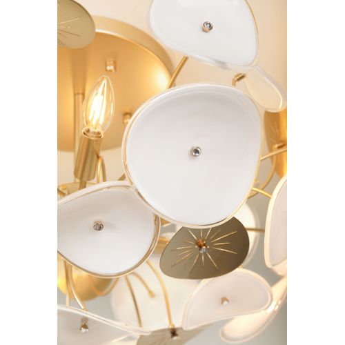 Люстра Albertina 4124-308 40Вт 8хE14 дизайн Rivoli Б0068077