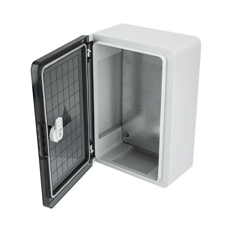 Корпус ЩМПп 320х220х130мм IP65 с прозр. дверцей пластик. Rexant 11-0452