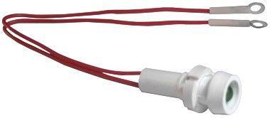 Лампа светодиодная СКЛ-15.2А-Л-2-24 выводы гибкие с наконечником под М3 24В 50Гц/пост. диаметр посадочного отверстия 8мм УХЛ2.1 зел. Реле и Автоматика A8021-80061132