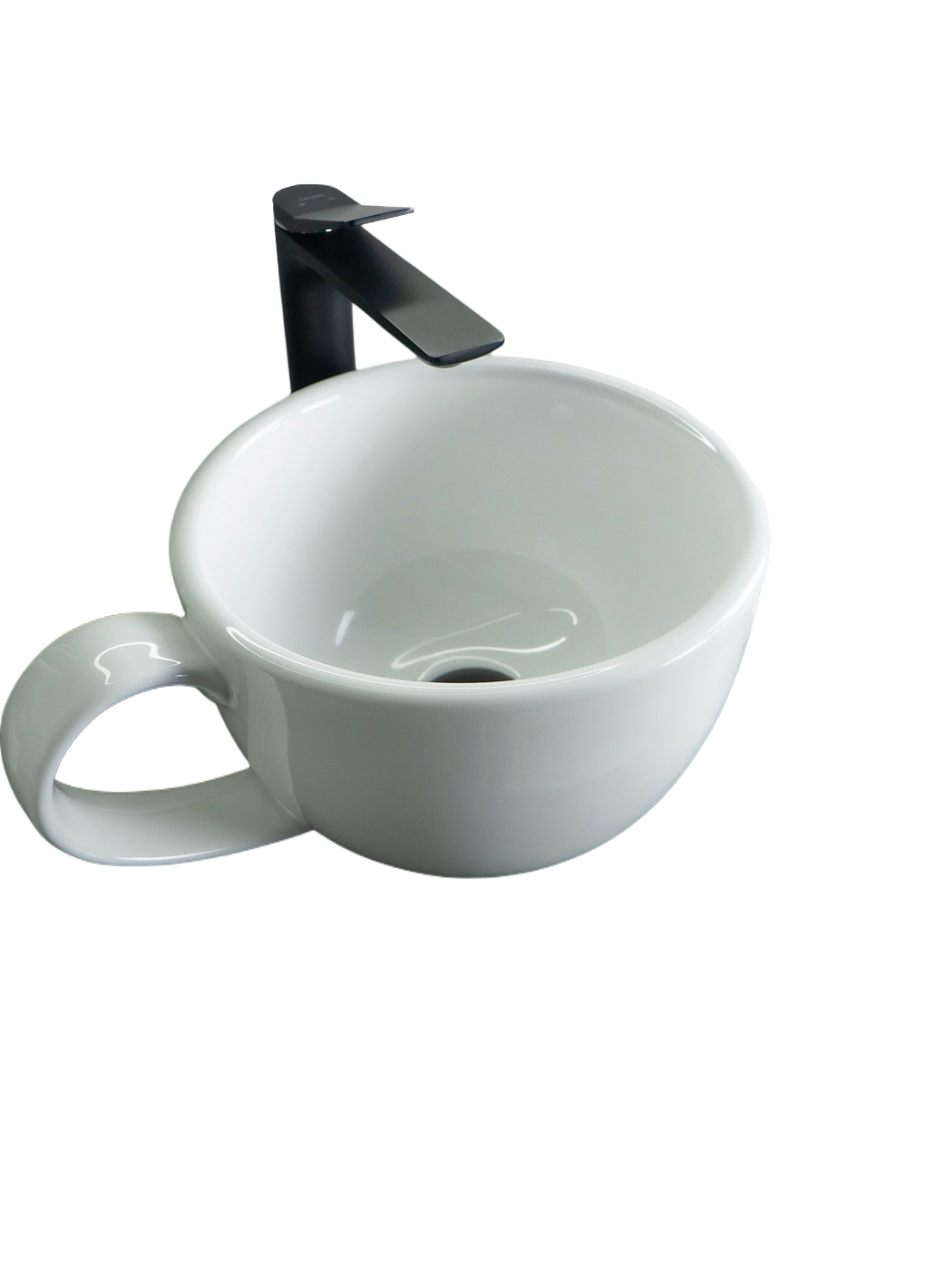 Раковина Gid N9055 51186 накладная белая 40x30x18