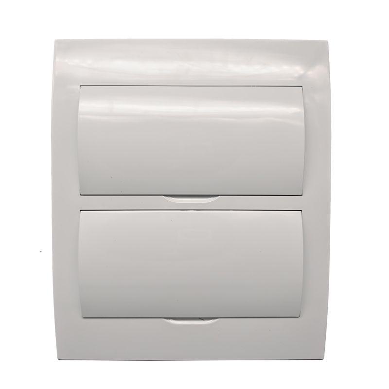 Бокс ЩРВ-П-24 IP41 пластик. бел. (бел. дверца) Rexant 11-0225