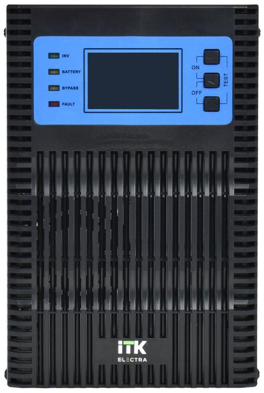 Источник бесперебойного питания ELECTRA OT 1кВ.А/1кВт LCD 24В DC с АКБ 2х9А.ч ITK EOT-0001KVA-1-002