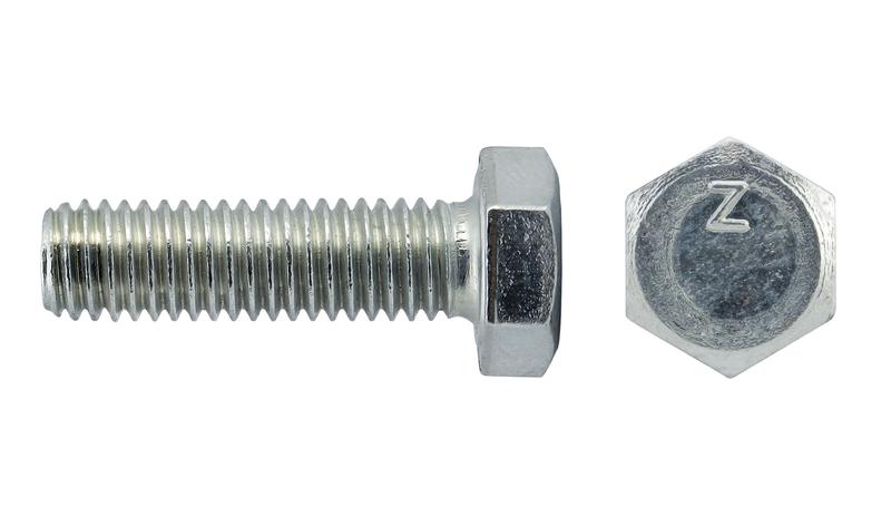 Болт с шестигранной головкой М6х25 DIN 933 класс прочн. 8.8 оцинк. (пакет) (уп.18шт) Tech-Krep/Zitar 102958