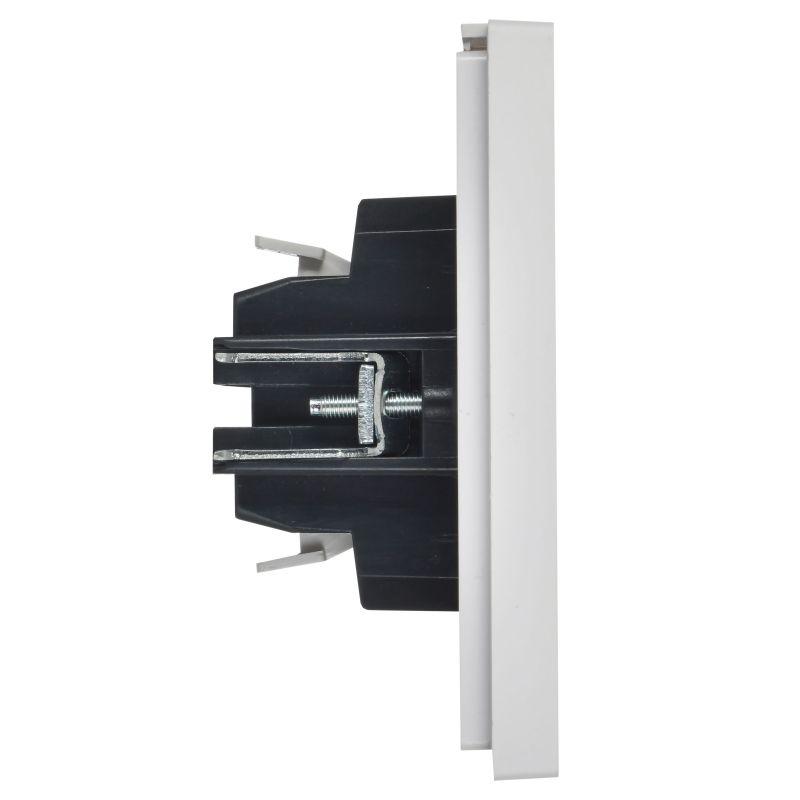 Выключатель жалюзи СП FORTE&PIANO 10А FP211 бел. IEK FP-V15-0-10-1-K01