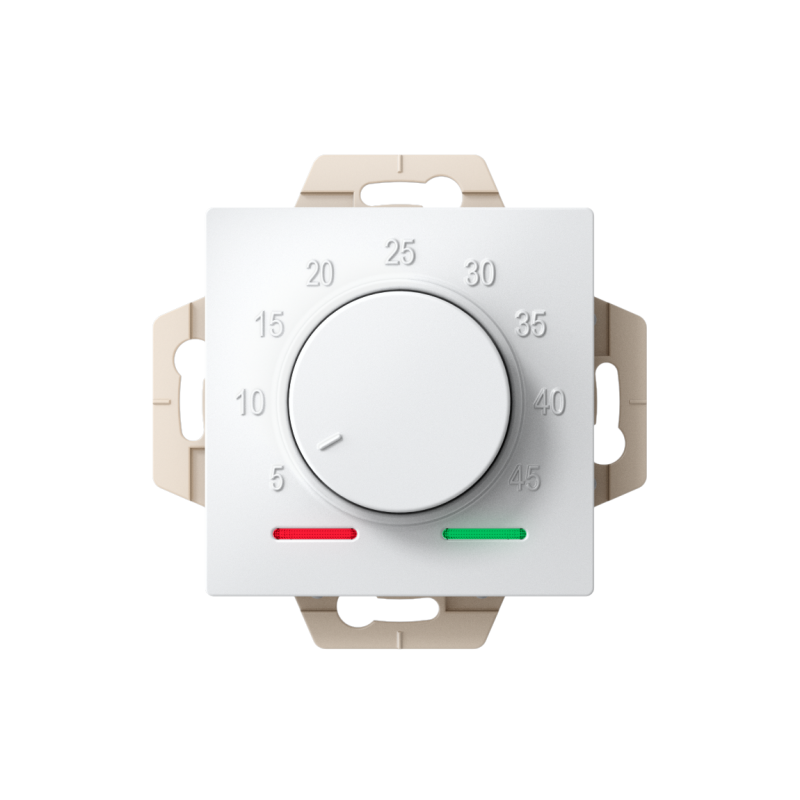 Термостат теплого пола электронный AtlasDesign 10А с датчиком механизм лотос SE ATN001335