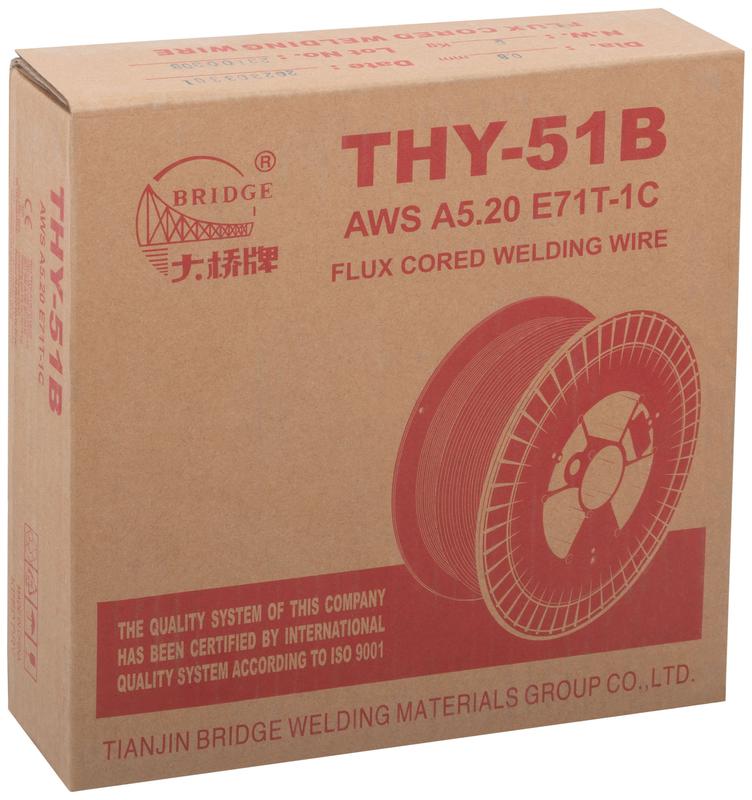 Проволока сварочная флюсовая THY-51B "Bridge" 0.8мм (катушка 5кг) ВRIDGE 81762