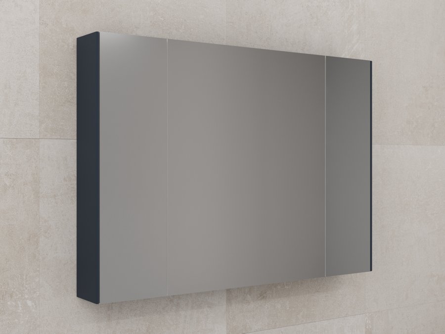 Зеркальный шкаф "ЛИМА 100" эмаль, графит