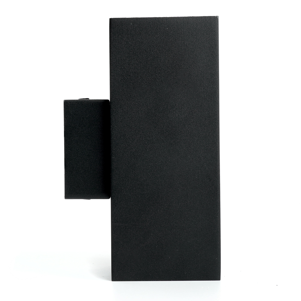 Светильник ДБО 2хGU10 вверх/вниз без ламп черный