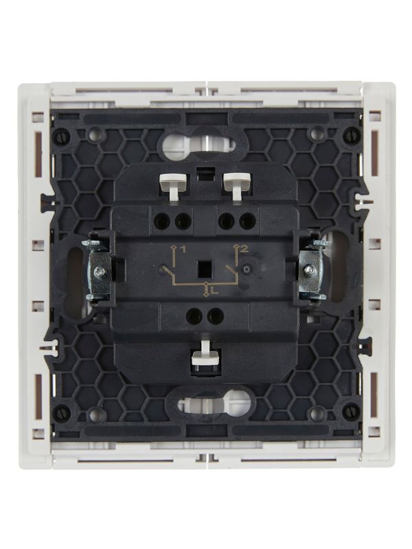 Выключатель 2-кл. СП FORTE&PIANO 10А FP205 бел. IEK FP-V20-0-10-1-K01