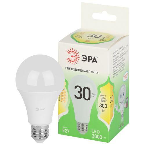 Лампа светодиодная GREEN LINE A65-30W-830-E27 GL 30Вт груша 3000К свет тепл. E27 Эра Б0067143