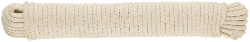 Веревка хлопковая вязаная 11000 текс 6ммх15м р/н=70кгс FIT 68456