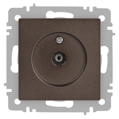 Розетка телевизионная одиночная TV СП Accent 6-301-08 IP20 бронза Intro Б0063616