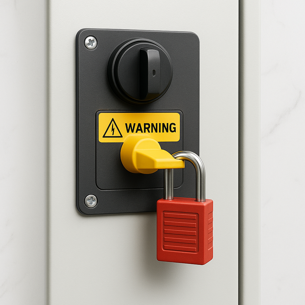 Система блокировки для системы распределительного шкафа