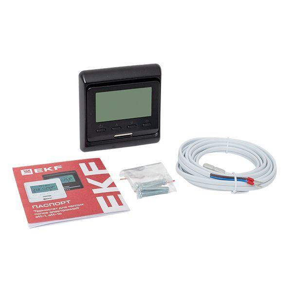 Термостат электронный 16A 230В для теплых полов EKF ett-1b