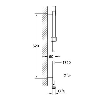 Душевой гарнитур Grohe Euphoria Cube 27936000