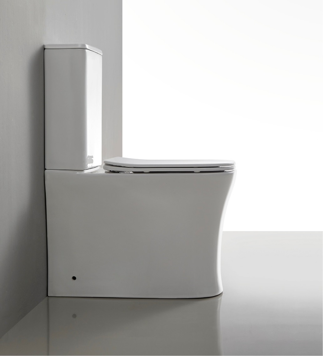 Унитаз MARMOLADA напольный безободковый Ceruttispa CT7777 (620х365х820)