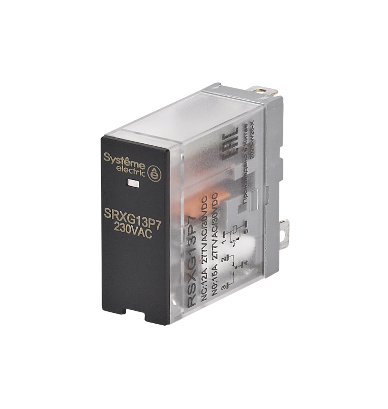 Реле 12А 1CO 230В AC LED SE RSXG13P7