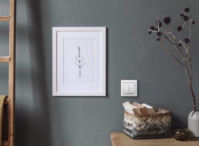 Выключатель 2-кл. СП Valena 10А IP31 250В механизм бел. IEK 774405