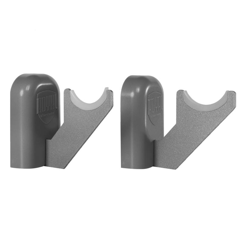 Комплект настенных регулируемых кронштейнов Design 80 серебр. Royal Thermo НС-1402583