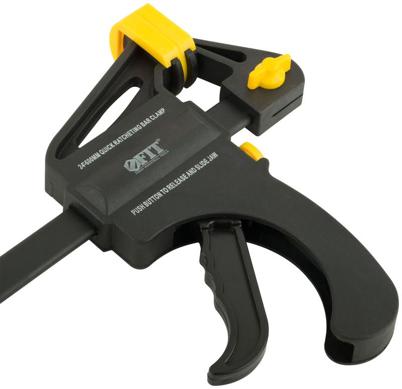 Струбцина нейлоновая пистолетная 300х465х60мм FIT 59268