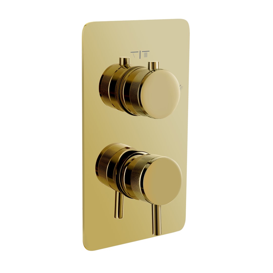 Смеситель встроенный однорычажный 2-х проходной GOLD