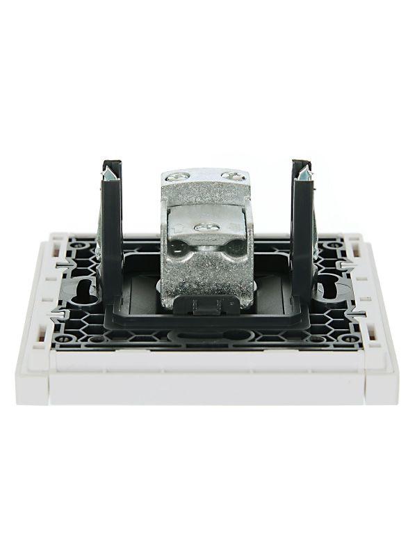 Розетка TV проходная FORTE&PIANO FP229 бел. IEK FP-A10-P-K01