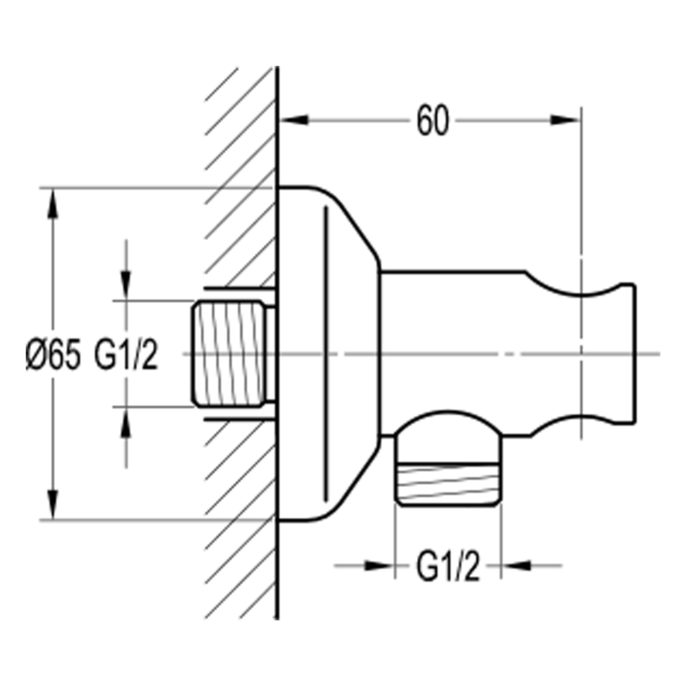 Подсоединение шланговое с держателем для лейки Swedbe Terracotta 2559