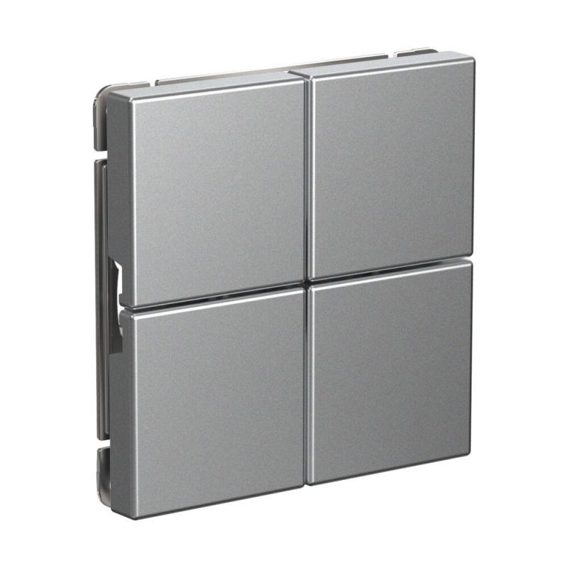 Выключатель сценарный 4-кл. ArtGallery (сх. 1) алюм. SE GAL000374