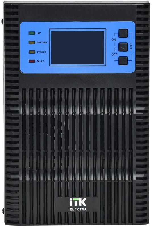Источник бесперебойного питания ELECTRA OT 3кВ.А/3кВт LCD 96В DC без АКБ с регулир. ЗУ ITK EOT-0003KVA-1-L