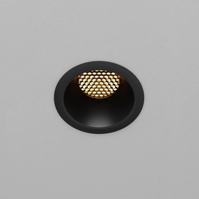 Светильник Dip 2700К 10Вт 50град. встраив. Maytoni DL115-10W-2.7K-B