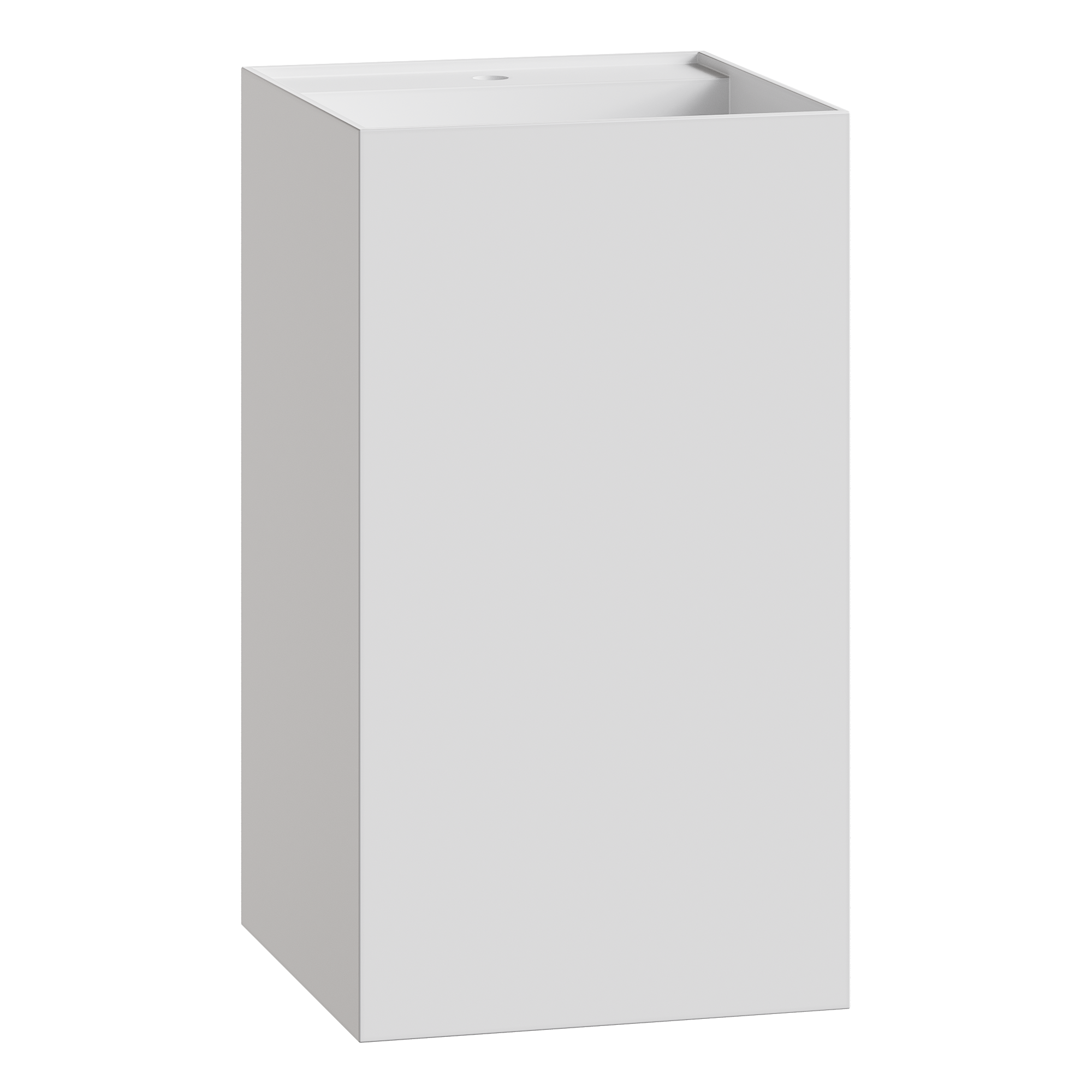 Раковина напольная Cube Corian 480*480*850 Nero Marquina