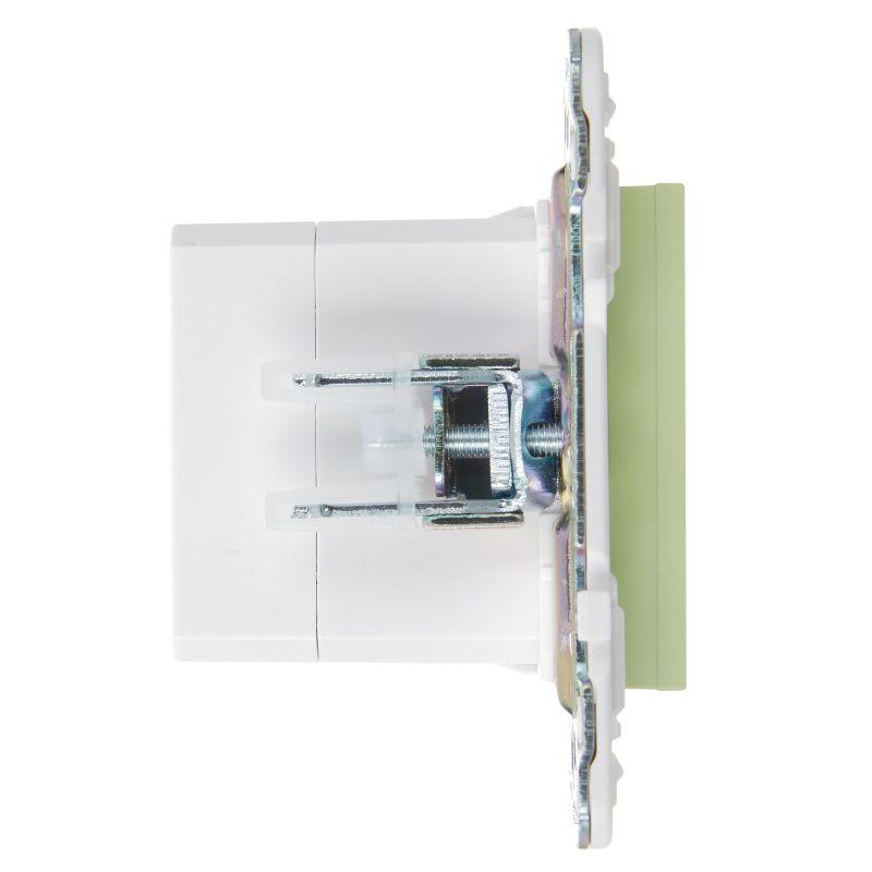 Розетка USB A+C 3.1А SKANDY SK-R14G мятный IEK SK-U22-D31-K06