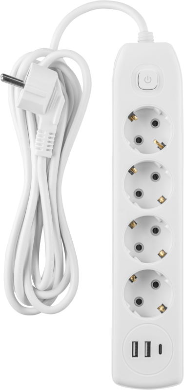 Удлинитель 90 842 OPE-USB-04-300-ESC-3x1 ОНЛАЙТ 90842