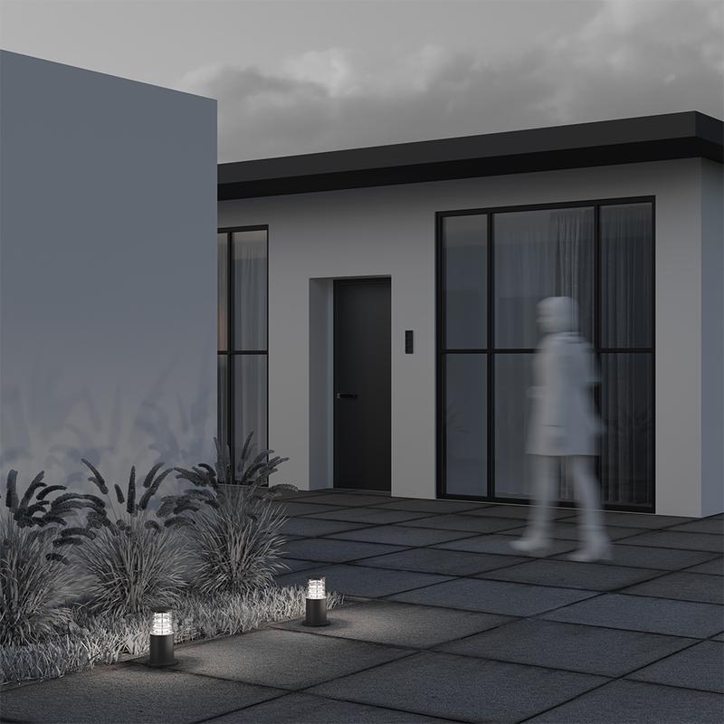 Светильник Bronx 1х60Вт E27 IP54 ландшафтный Maytoni O576FL-01GR