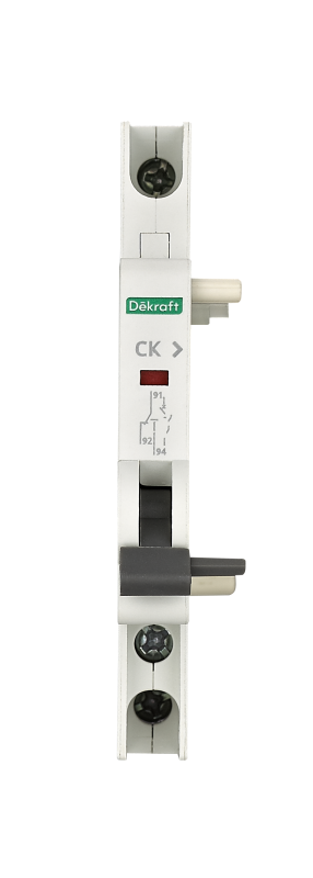 Контакт сигнальный СК-201 AC-12: Ue/Ie:AC415В/3А AC240В/6А; DC-12: Ue/Ie:DC130В/1А DC48В/2А DC24В/6А DEKraft 18127DEK