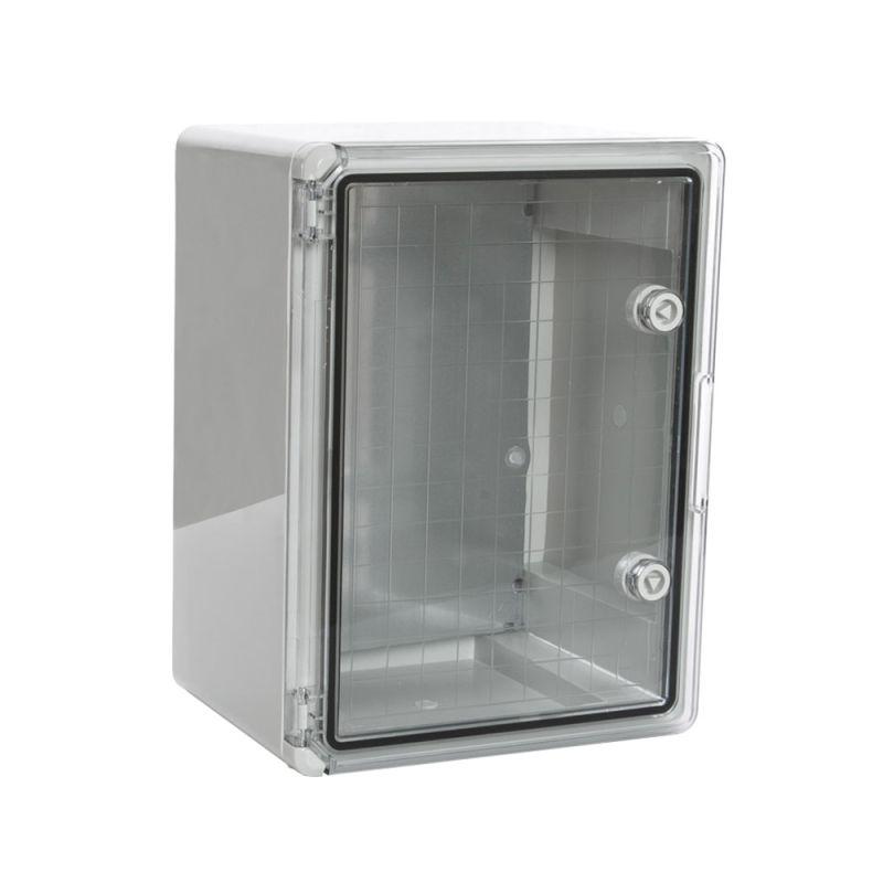 Корпус пластиковый с монтажной панелью ЩМП IP65 прозр. дверь 400х300х170 Промрукав PR08.26491