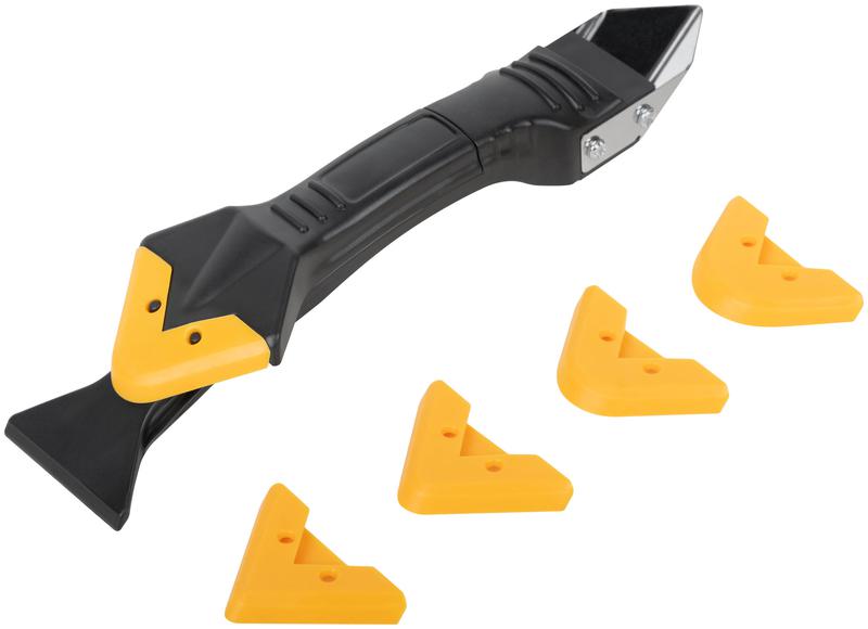 Шпатель-скребок многофункциональный 5 сменных насадок FIT 06895