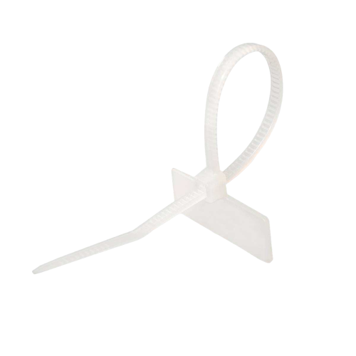 Хомут кабельный 2.5х115 с площадкой для маркировки 27х13мм нейлон. бел. NO-225-319 (уп.50шт) Эра Б0066061