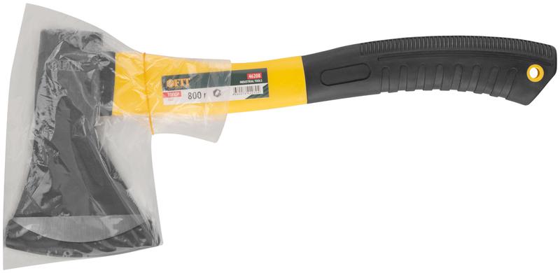 Топор 800г усилен. фибергласовая ручка; кованая усилен. сталь FIT 46208