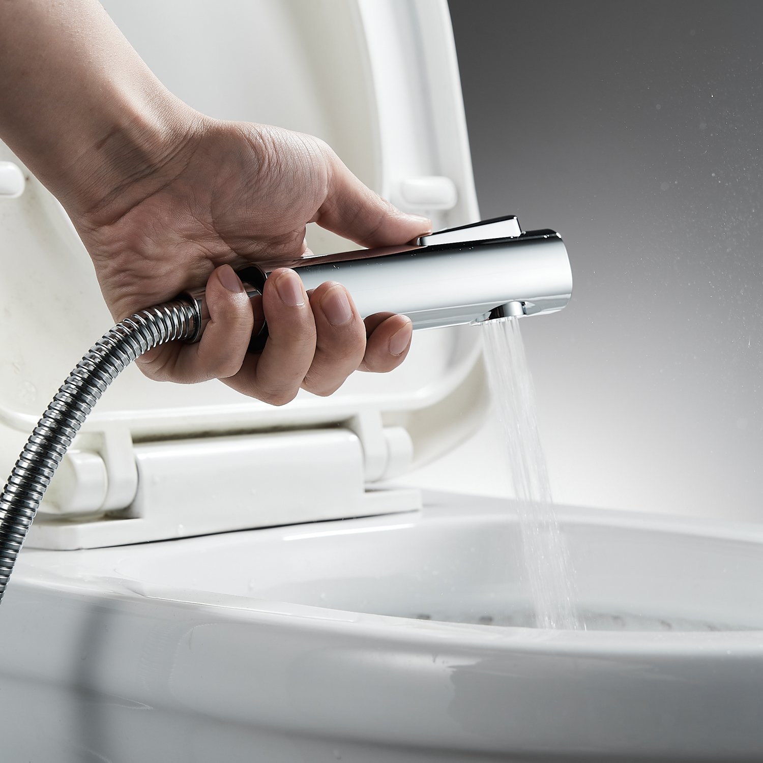 Гигиенический душ со смесителем Rose R1805-1, хром