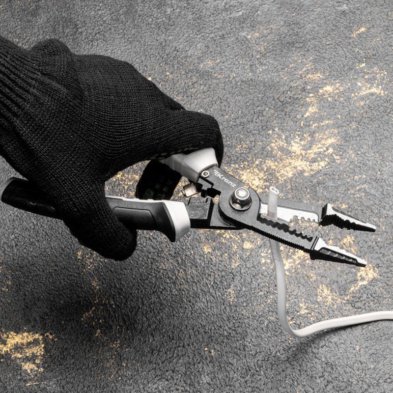 Плоскогубцы профессиональные многофункциональные 200мм Kranz KR-12-4655-5