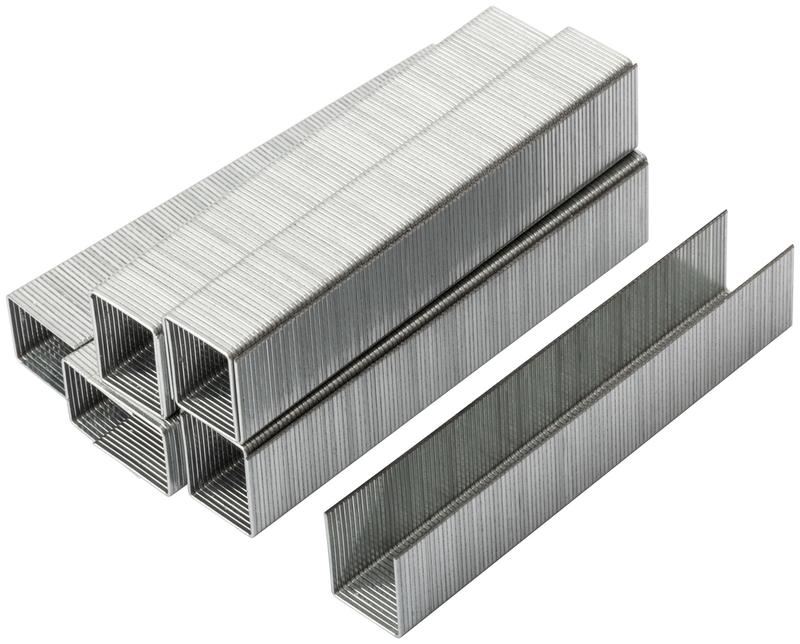 Скоба для степлера закаленная 11.3ммх0.7мм (узкая тип 53) 14мм (уп.1000шт) КУРС 31365