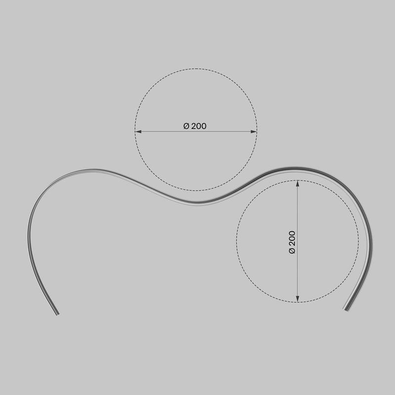 Профиль накладной 18х06 алюм. Maytoni ALM-1806-S-2M