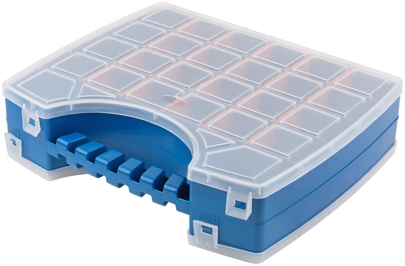 Органайзер двухсторонний 330х275х85мм 56 отделений MOS 65671М