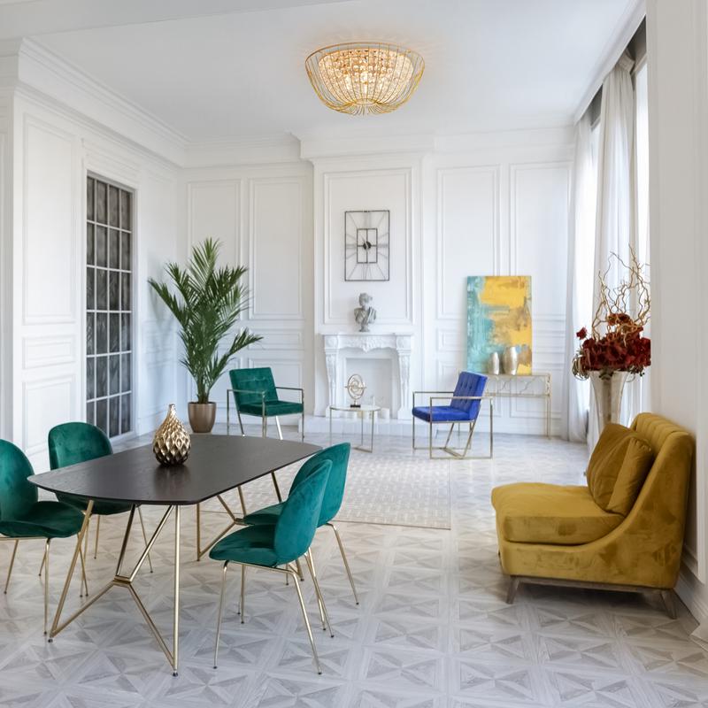 Светильник потолочный Pava 6х60Вт E14 IP20 Freya FR1016CL-06G