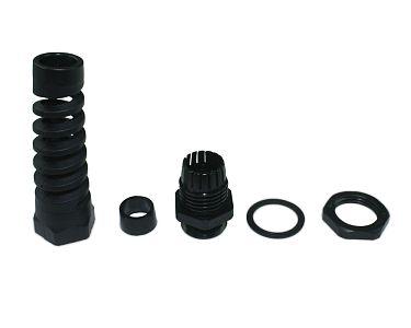 Ввод кабельный ВКС-ПР-M12-6.5-L8 IP68 черн. ГОФРОМАТИК zeta35201