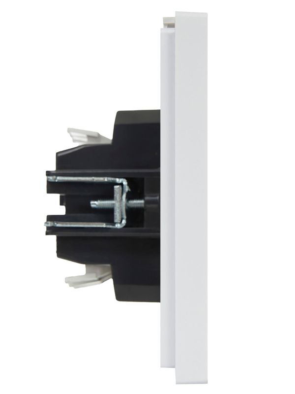 Выключатель проходной 2-кл. СП FORTE&PIANO 10А FP207 бел. IEK FP-V22-0-10-1-K01